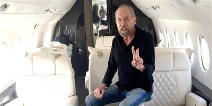 DeJoria inside his private jet