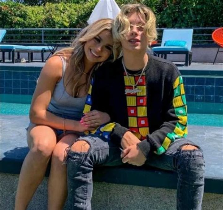 Gavin Magnus With His Girlfriend