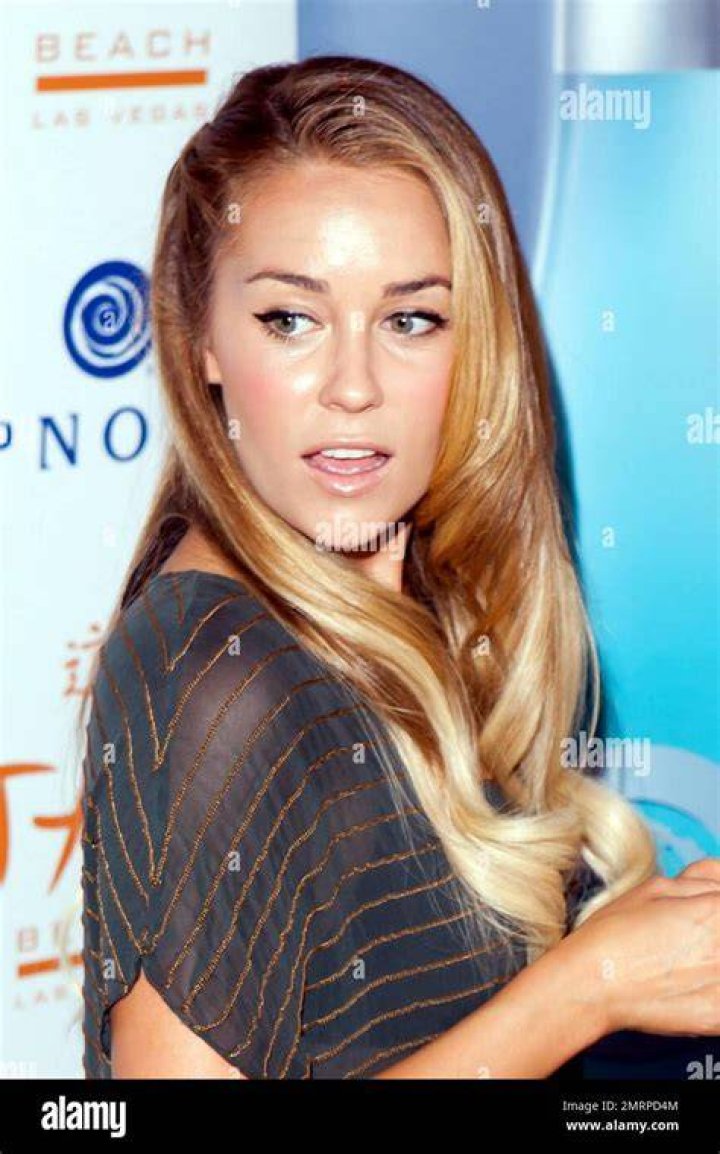 Lauren Conrad in her black Mercedes-Benz CLK 350 convertible. 