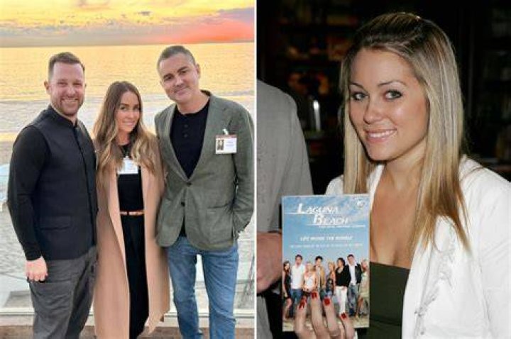 Lauren Conrad with cast members of MTV's reality show "Laguna Beach: The Real Orange County" back in 2004.